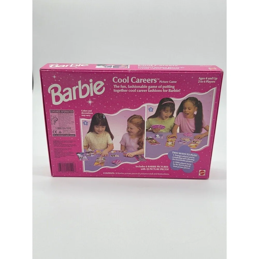 Mattel Barbie Cool Careers Picture Game Electronic 1998 Ages 4+ MPN 41529
